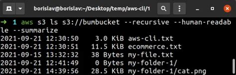 aws cli s3 list objects|Recursive list s3 bucket contents with AWS CLI .